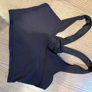 Alo Black Athletic Sports Bra